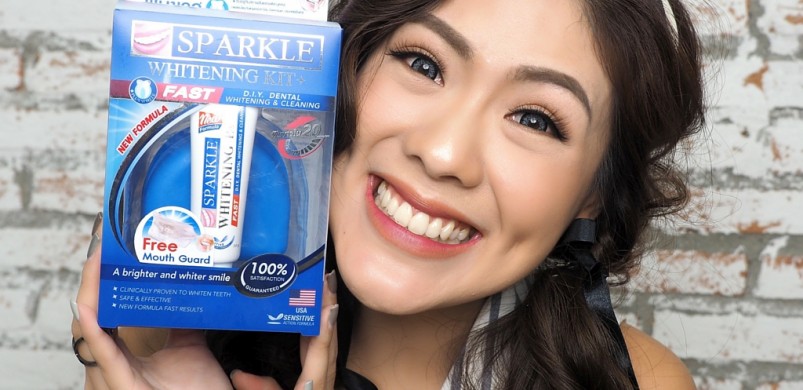 REVIEW Sparkle Whitening Kit (New Formula) ฟันขาวง่ายๆ ทำได้เองที่บ้าน ไม่เสียวฟัน ไม่น้ำลายฟูมปาก!